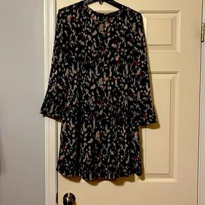 Semi-sheer silky dress EUC